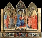 Virgin and child Enthroned with Four Saints Fra Angelico